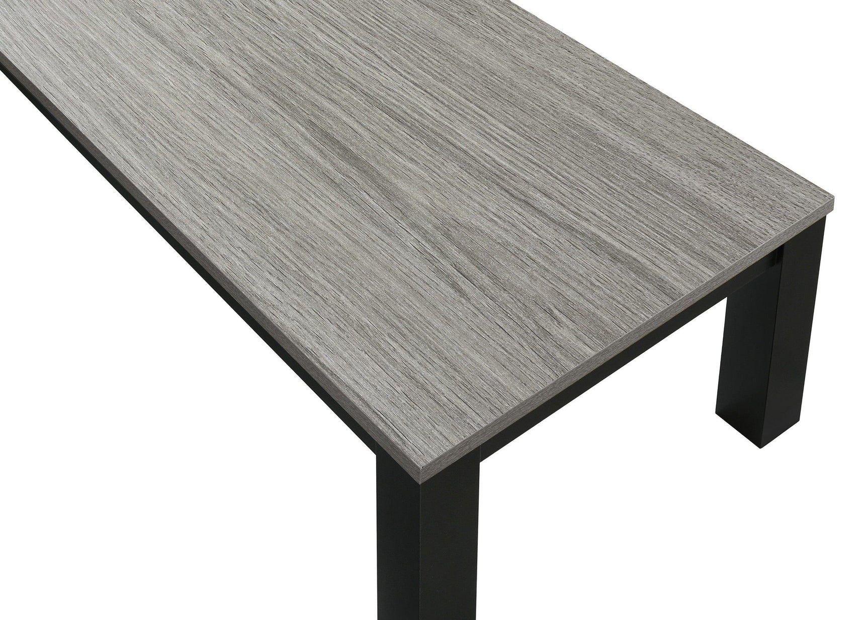 Theo Gray Black Coffee Table Set