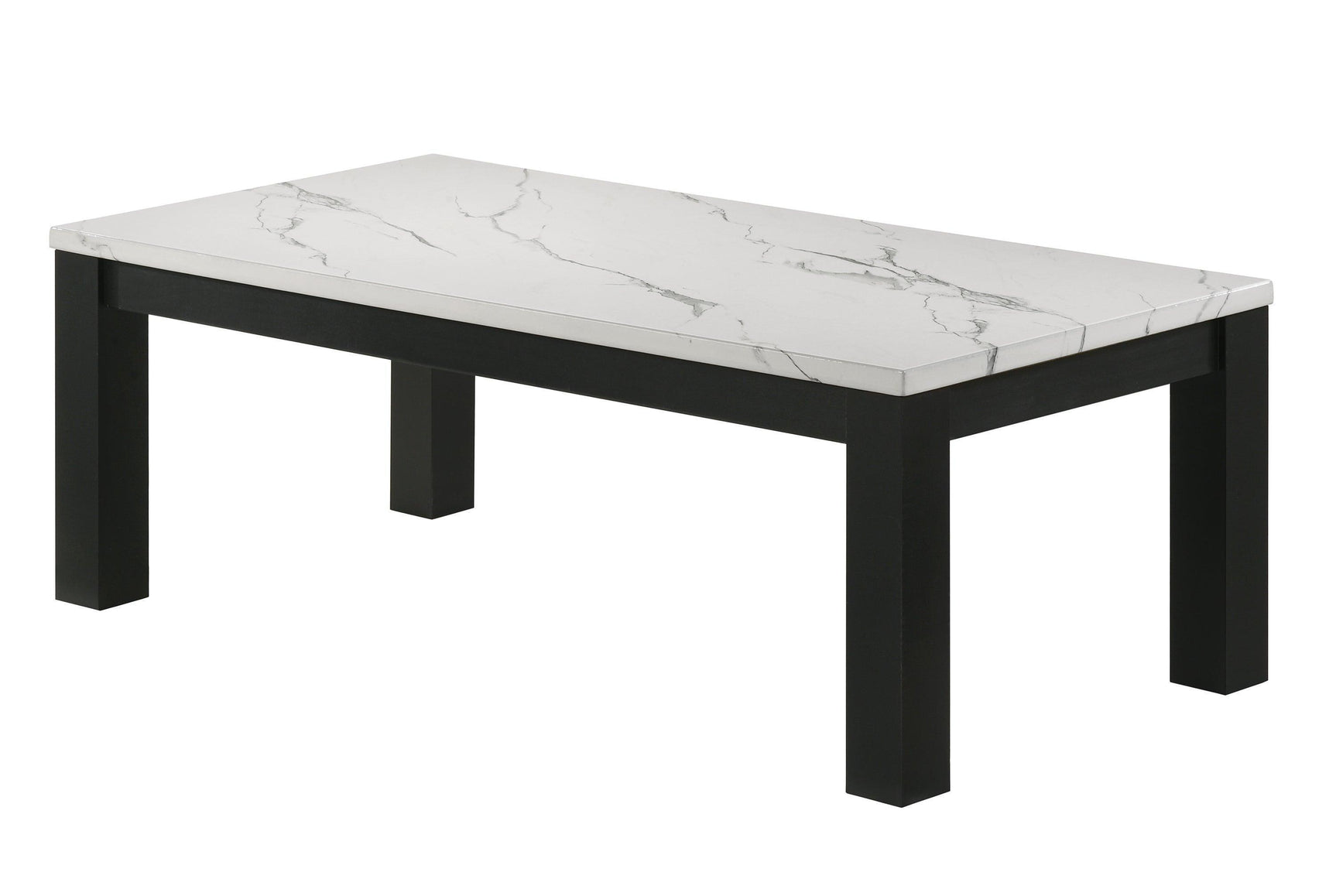 Ivy Black White Coffee Table Set