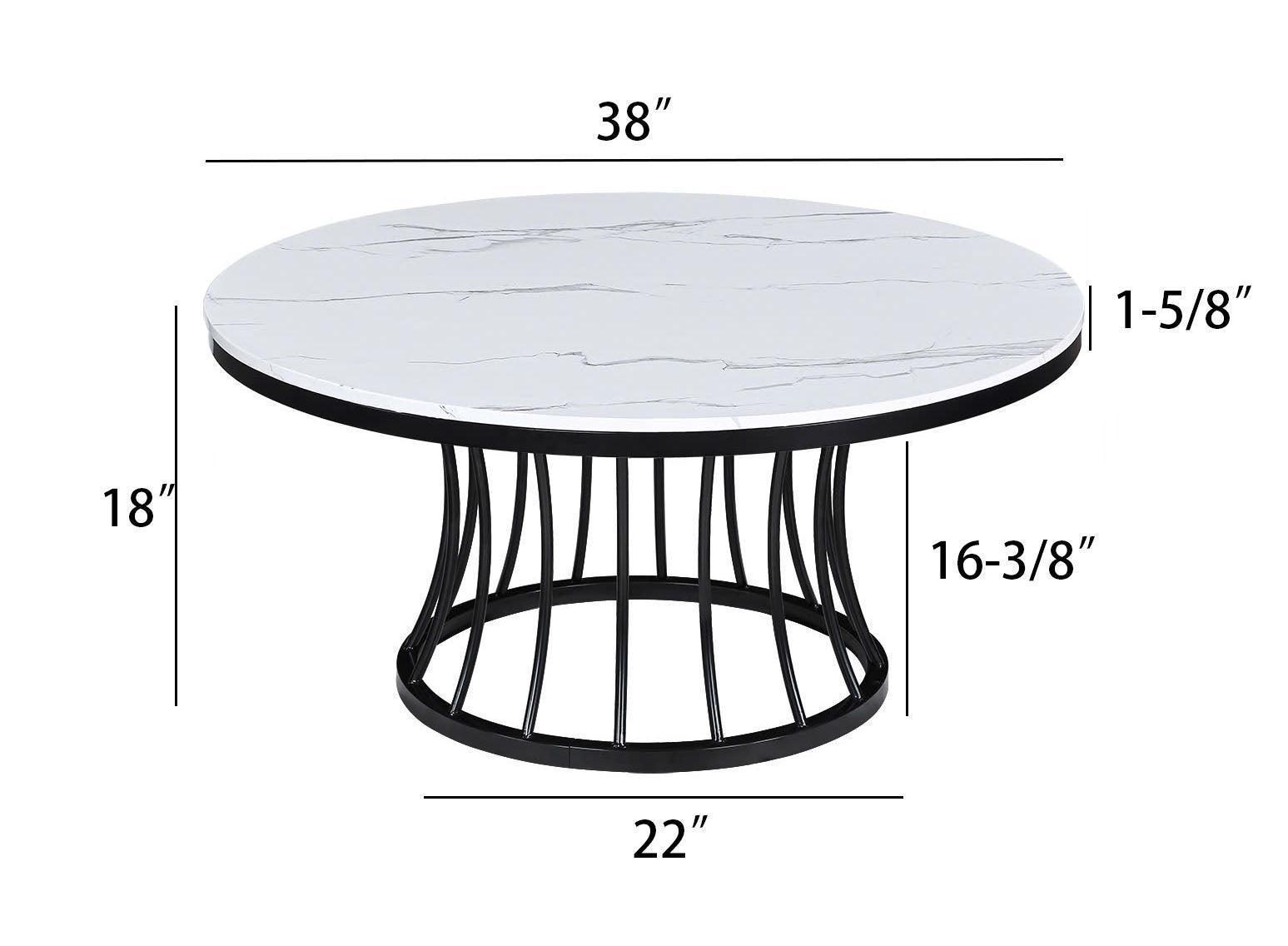 Hadley White Coffee Table Set