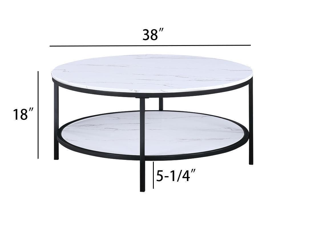 Valerie White Coffee Table Set