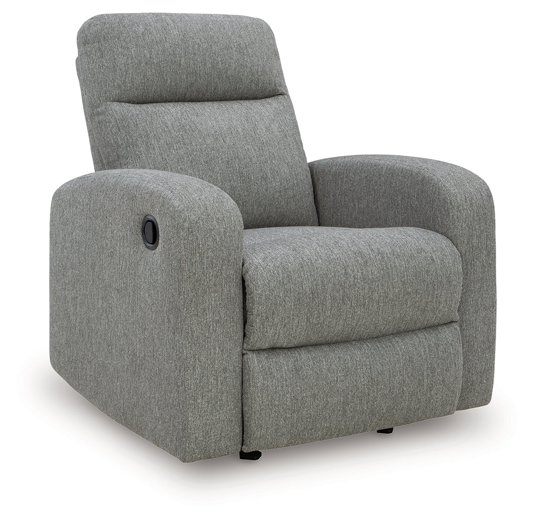Gauntlet Sterling Chenille Recliner