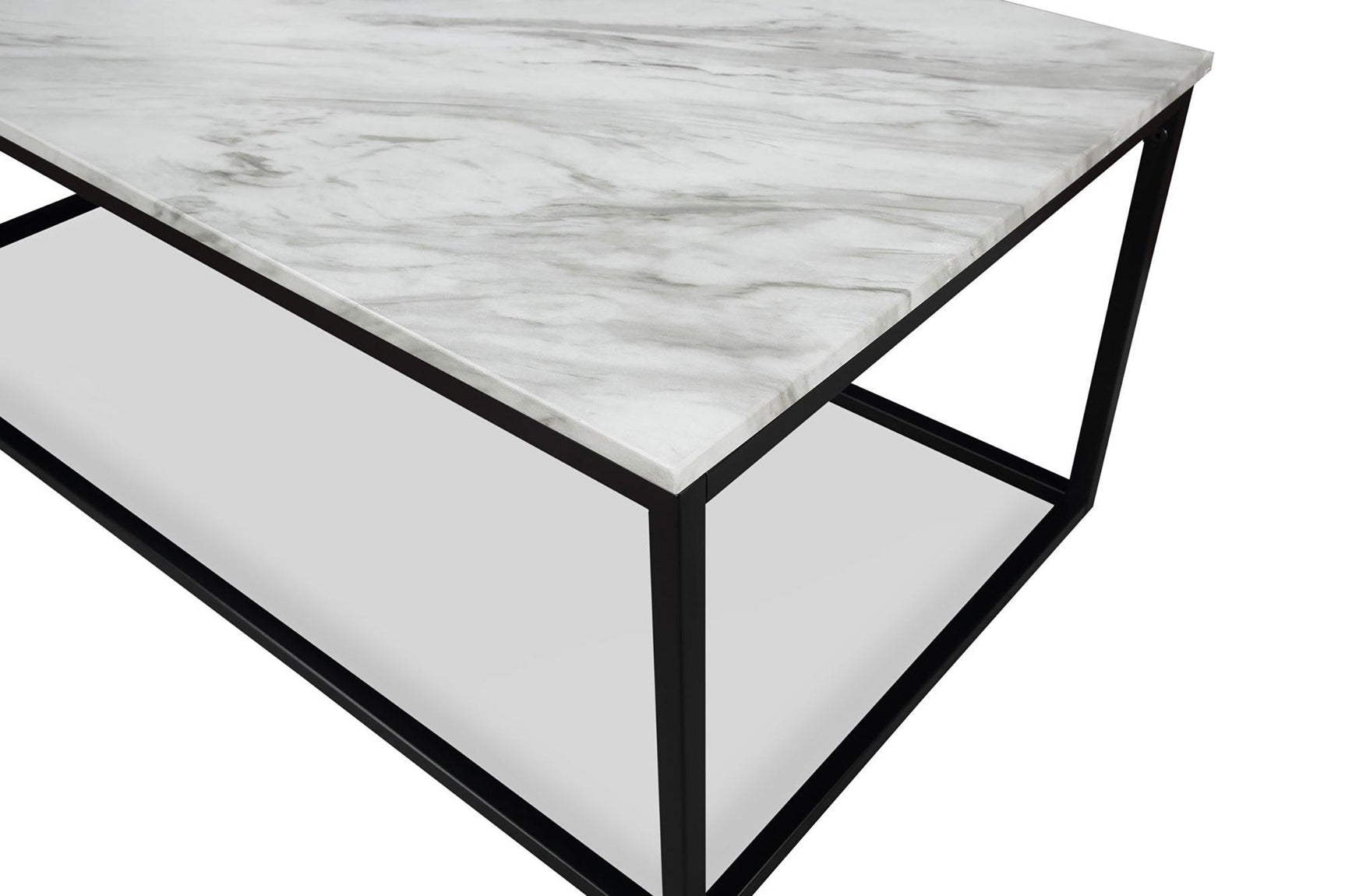 Adola Marble White Modern 3-Piece Coffee Nesting Table Set - Ella Furniture