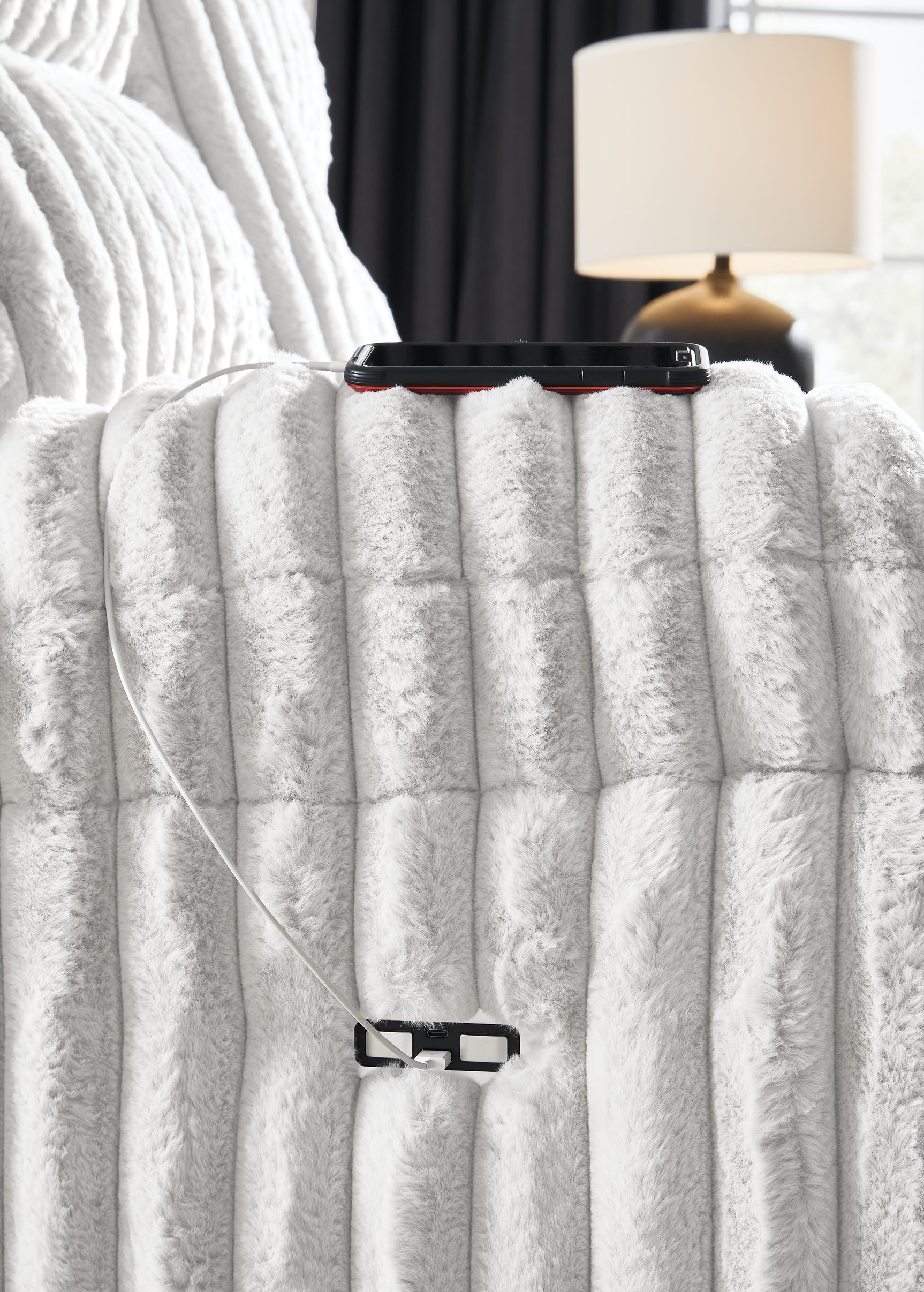 Rhines Alloy Falls Sofa and Loveseat