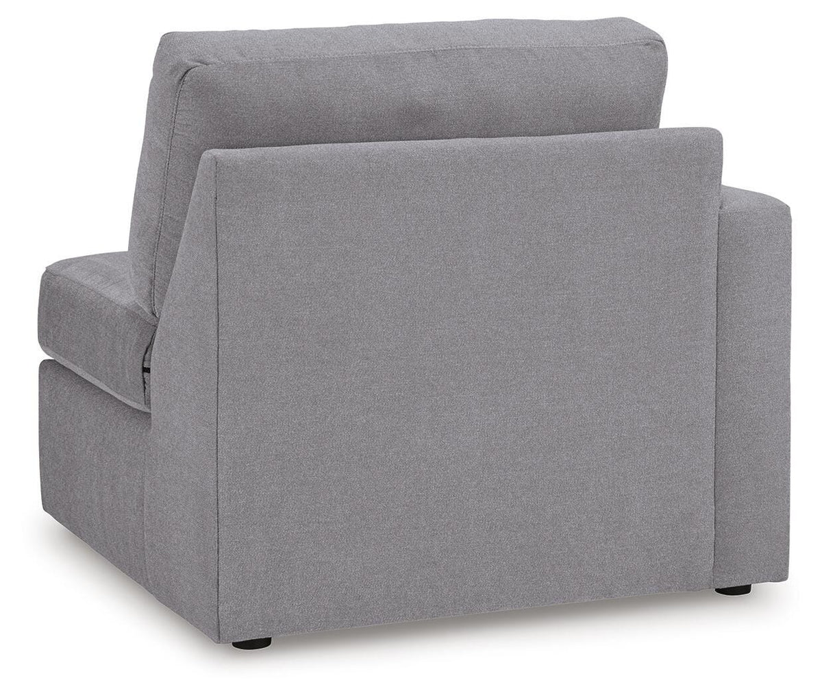 Modmax Granite 4-Piece Sectional Sofa — back view