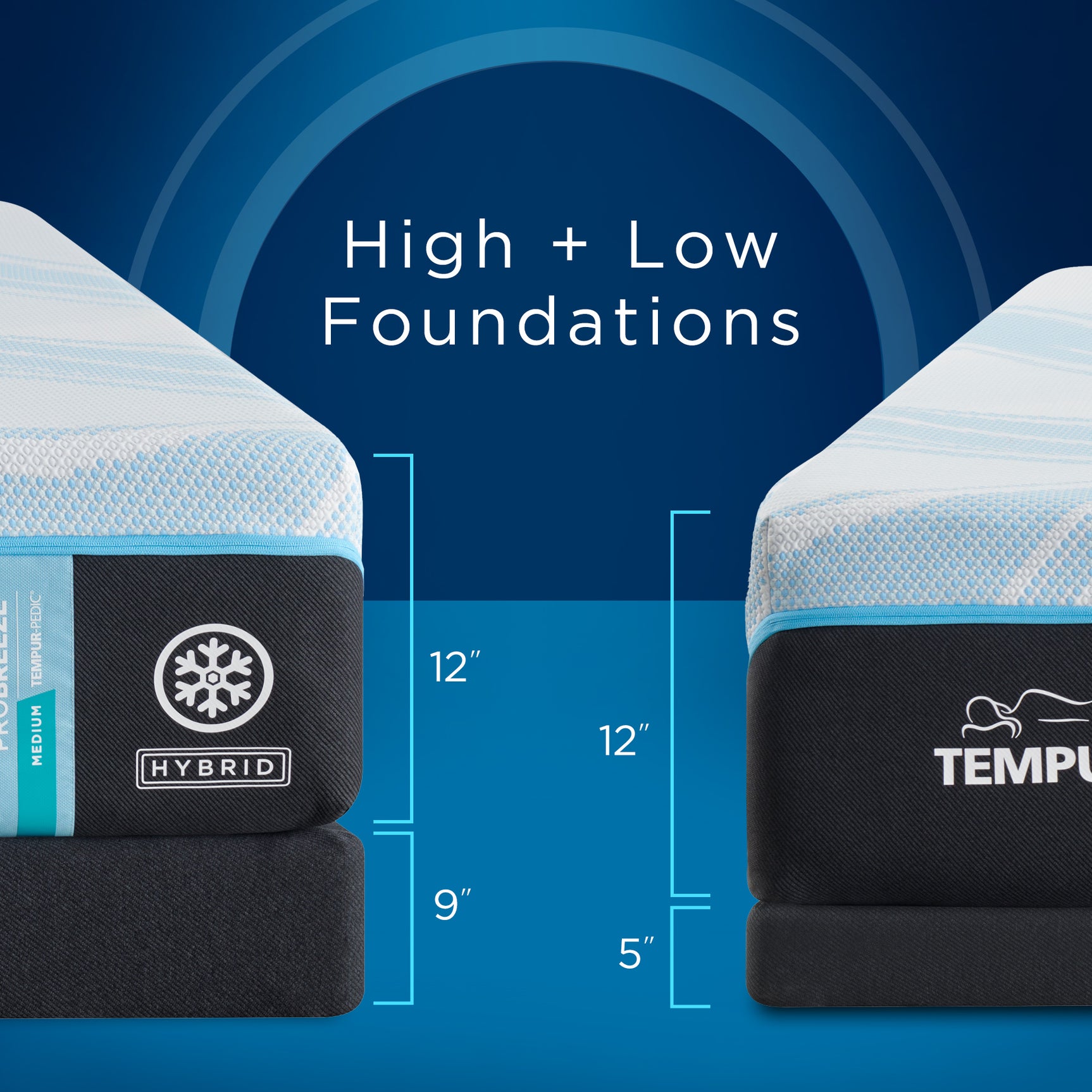Tempur-Pedic® TEMPUR-ProBreeze® Medium Hybrid Mattress