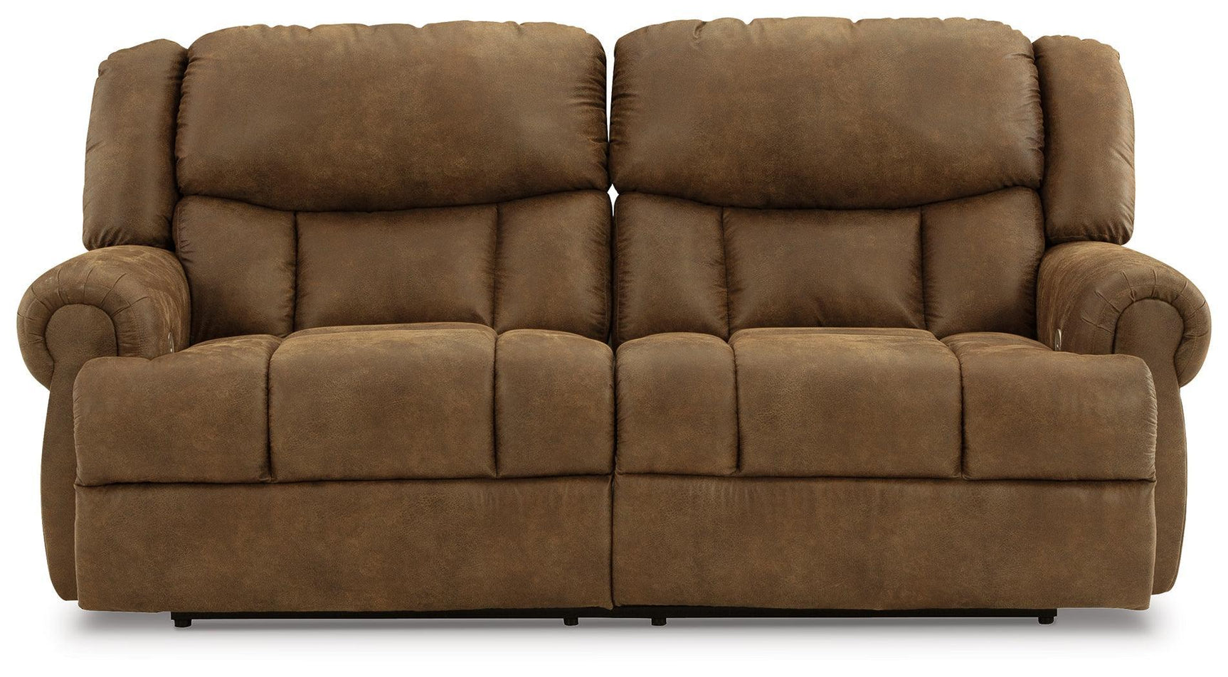 Boothbay Auburn Faux Leather Power Reclining Sofa - Ella Furniture