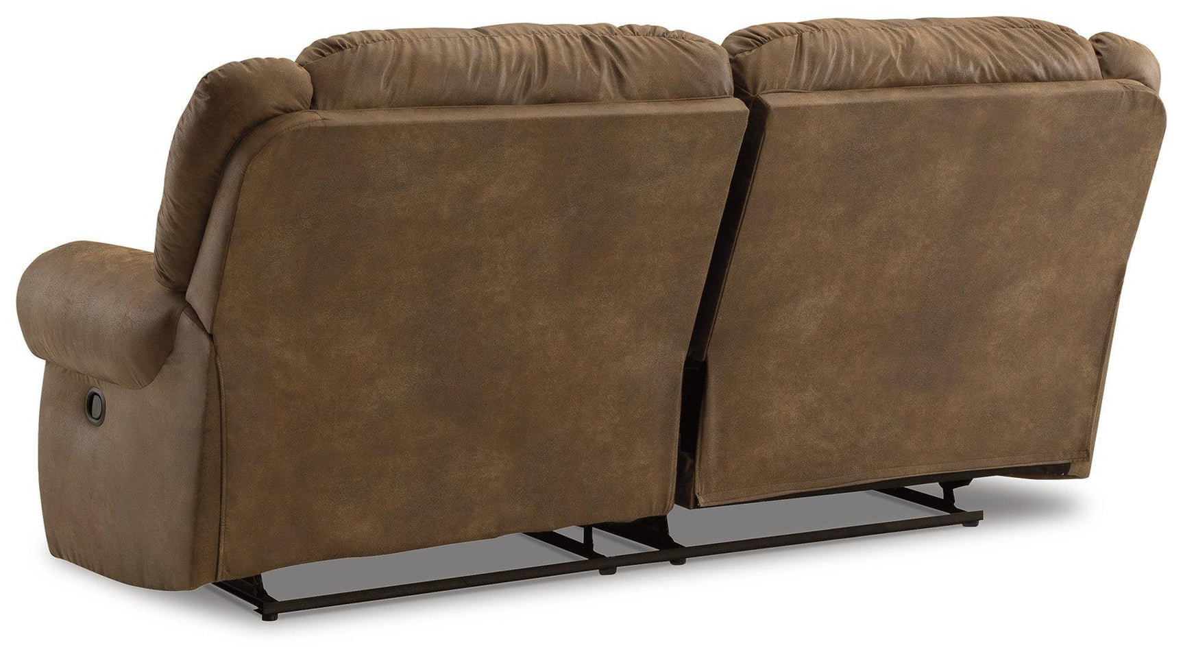 Boothbay Auburn Faux Leather Reclining Sofa - Ella Furniture