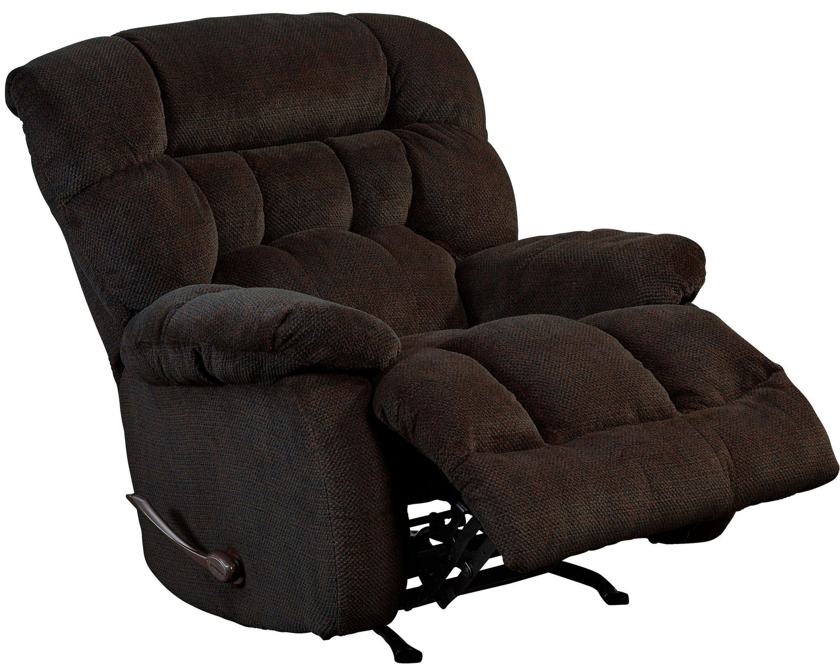 47652-9 Chocolate Rocker Recliner - Ella Furniture