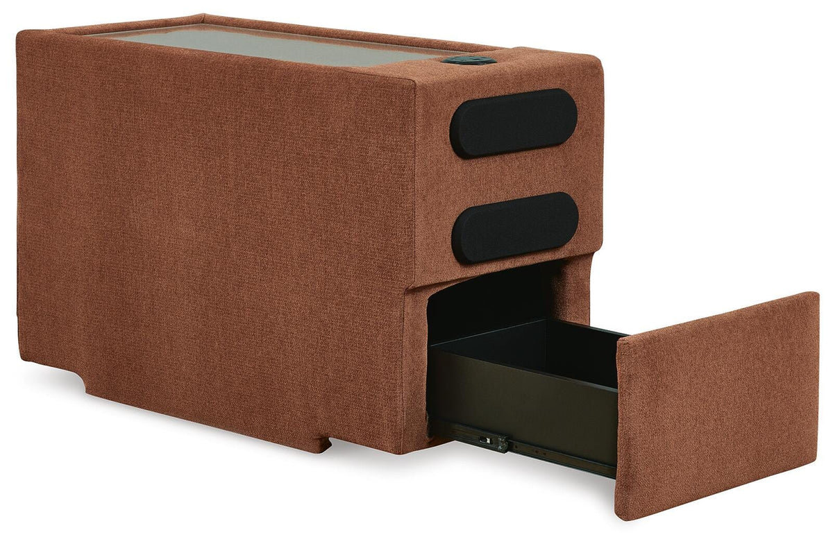 Modmax Spice 6-Piece Sectional with Ottoman — angled view