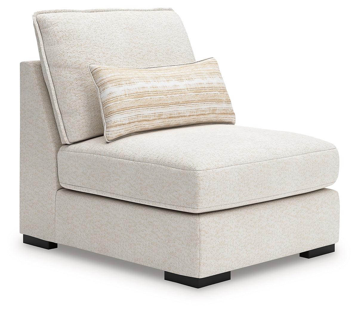Donelson Creek Vanilla Performance Fabric,Next-Gen Nuvella™,Chenille 5-Piece Sectional