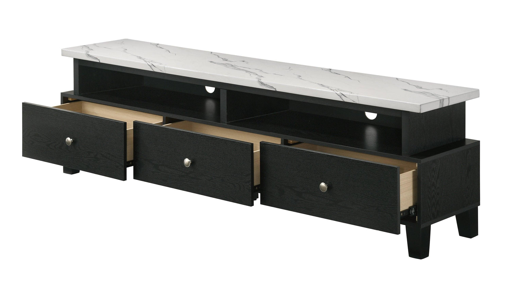 Alina Black TV Stand
