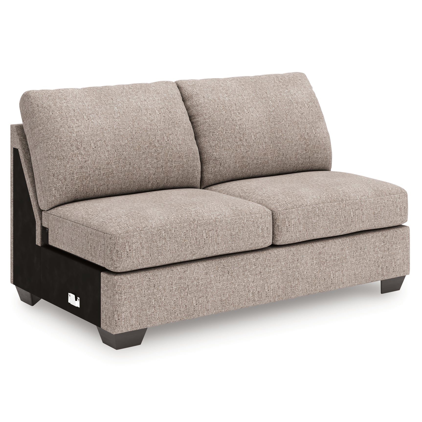 Seyler Lane Hemp Chenille 3-Piece Sectional with Double Chaise