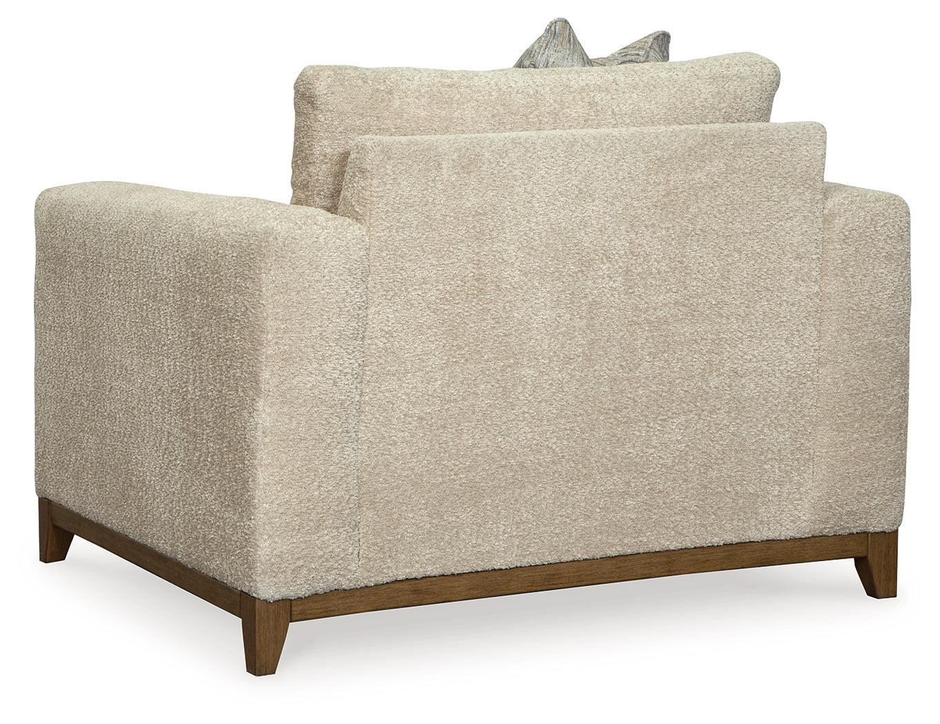 Parklynn Desert Chenille Oversized Chair - Ella Furniture