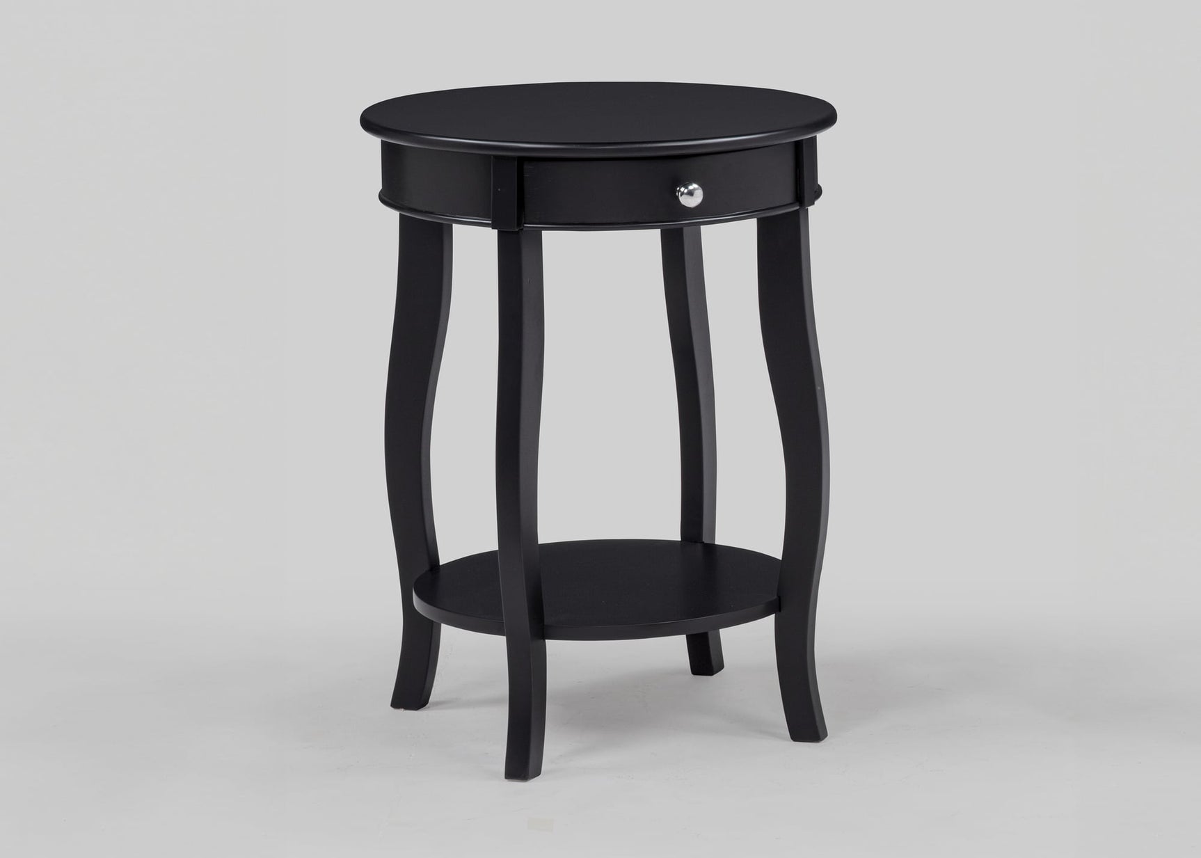 Jacie Black Chairside Table from Ella Furniture