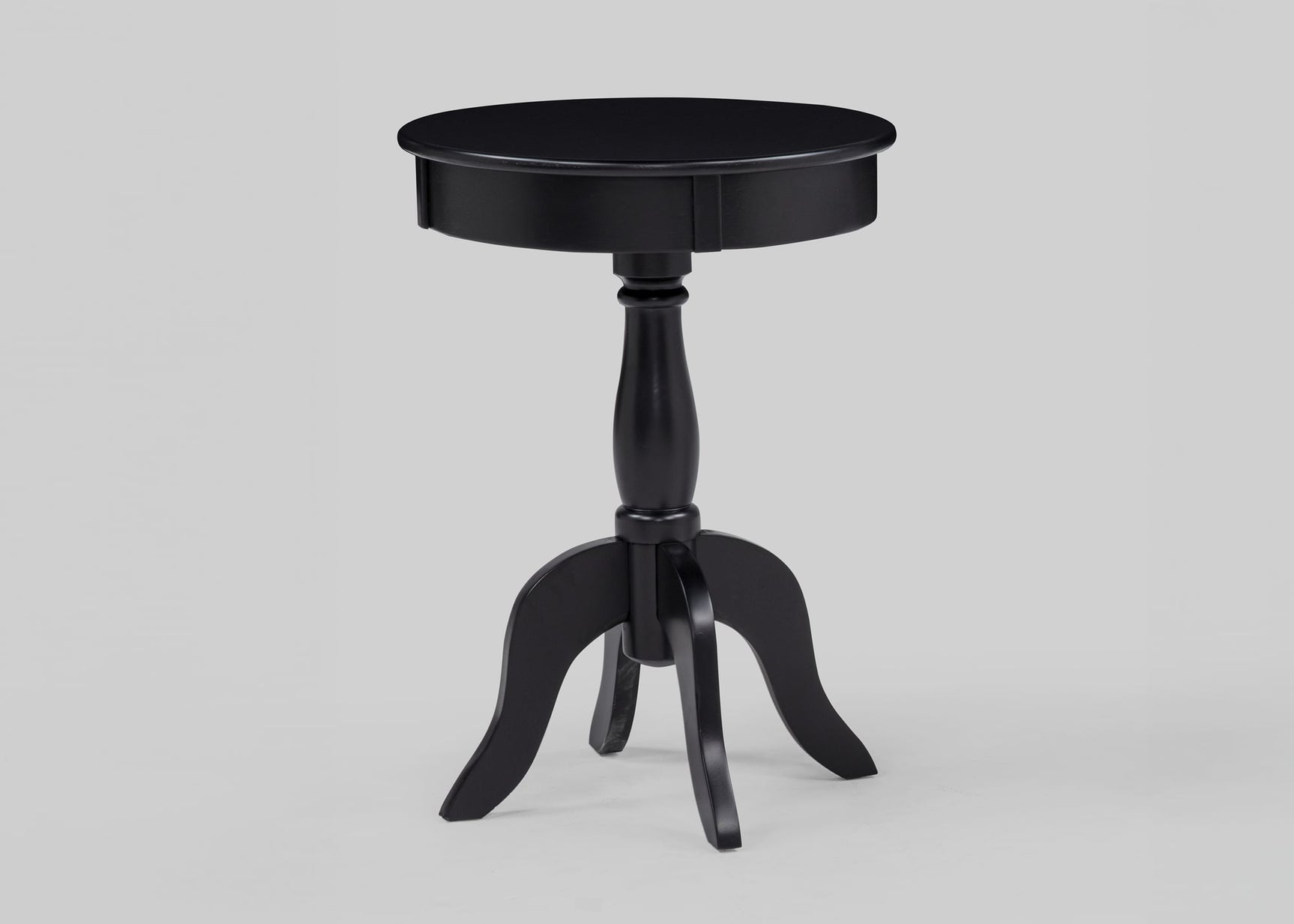 Romy Black Chairside Table from Ella Furniture