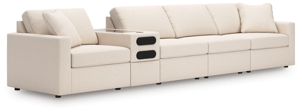 Modmax Oyster Performance Fabric 5-Piece Sectional — product view