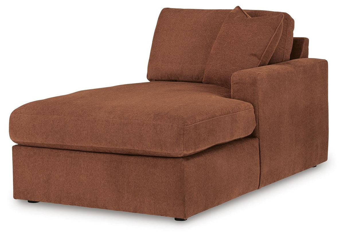 Modmax Spice 6-Piece Sectional with Ottoman — angled view