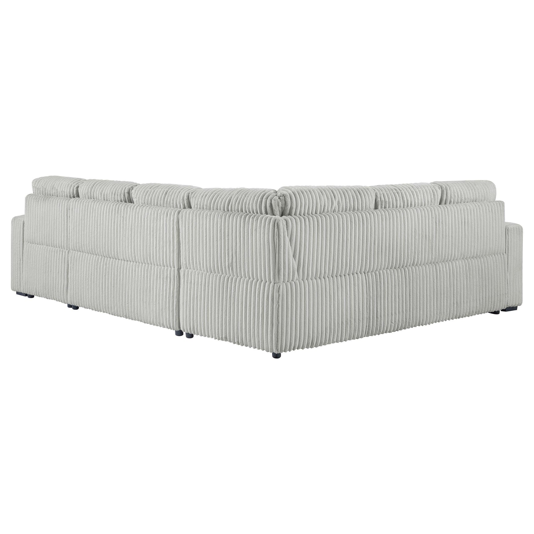 Devonshire Sleeper Sectional Sofa Storage Chaise Grey