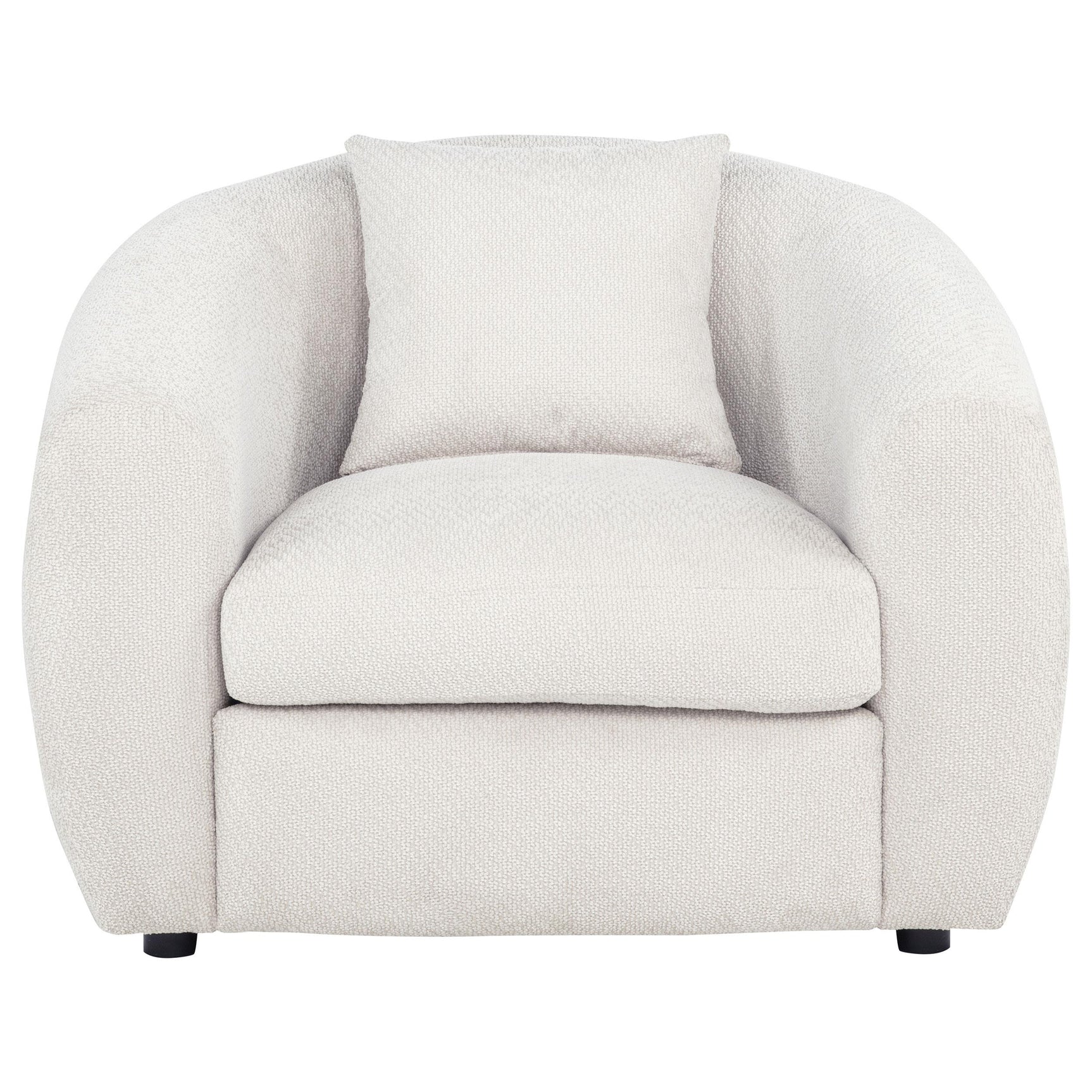Isabella Fabric Upholstered Accent Chair Sand