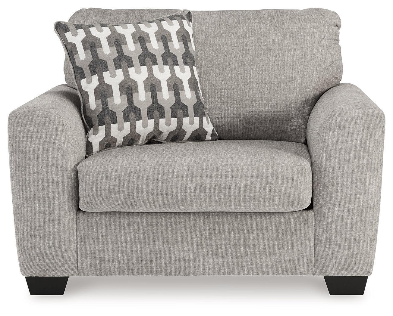 Avenal Flannel Park Sofa, Loveseat, Chair and Ottoman