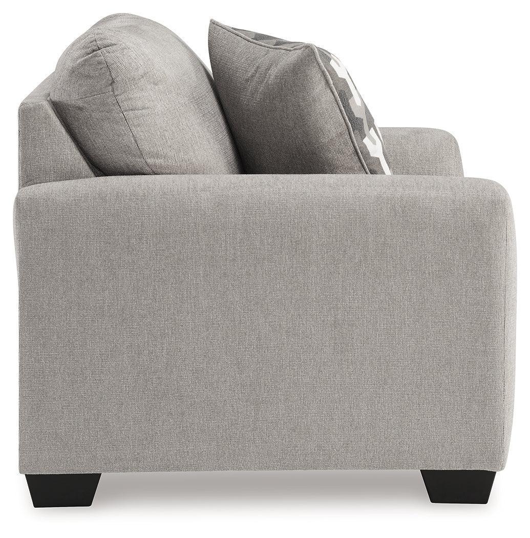 Avenal Flannel Park Sofa, Loveseat, Chair and Ottoman
