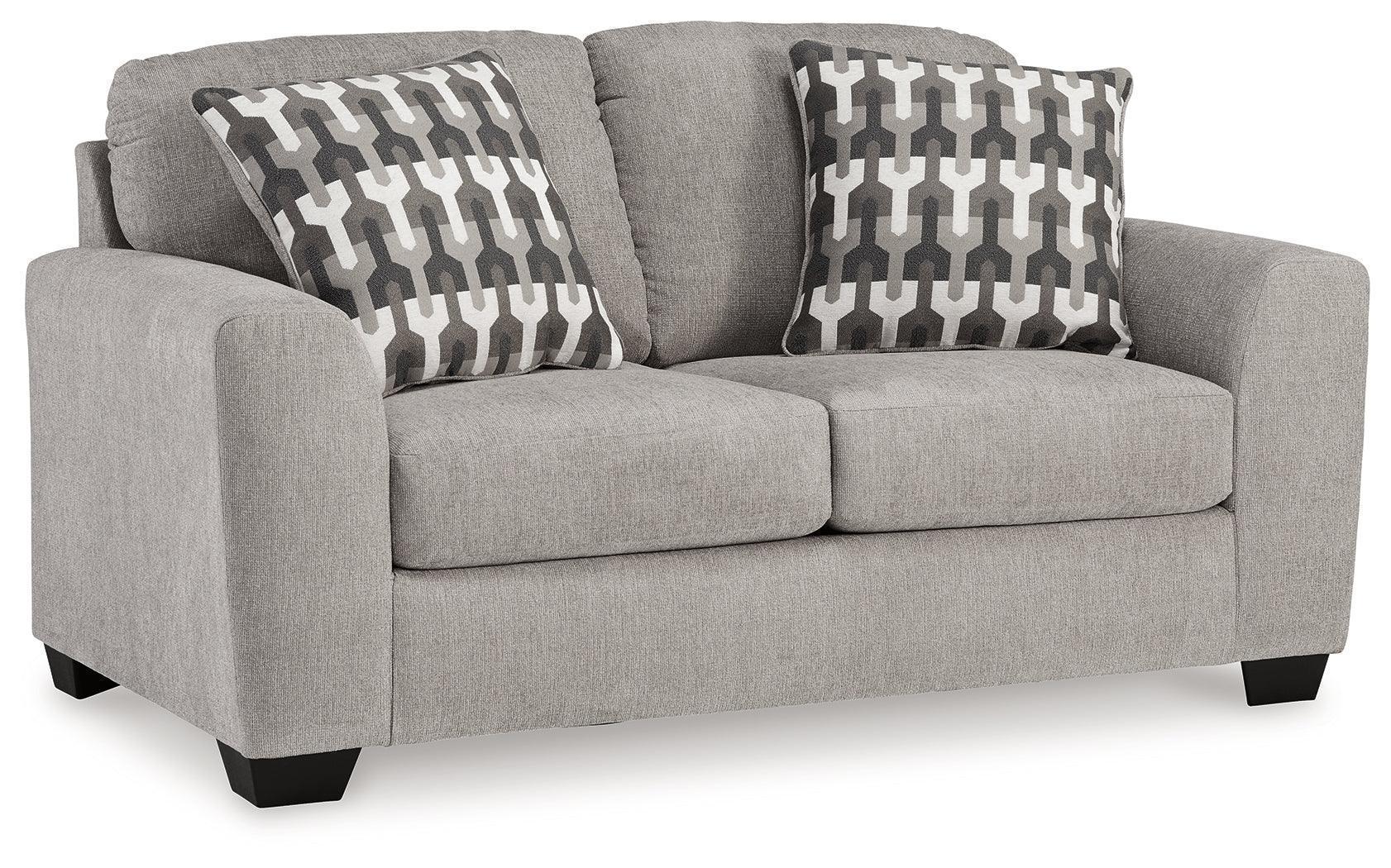 Avenal Flannel Park Sofa, Loveseat, Chair and Ottoman