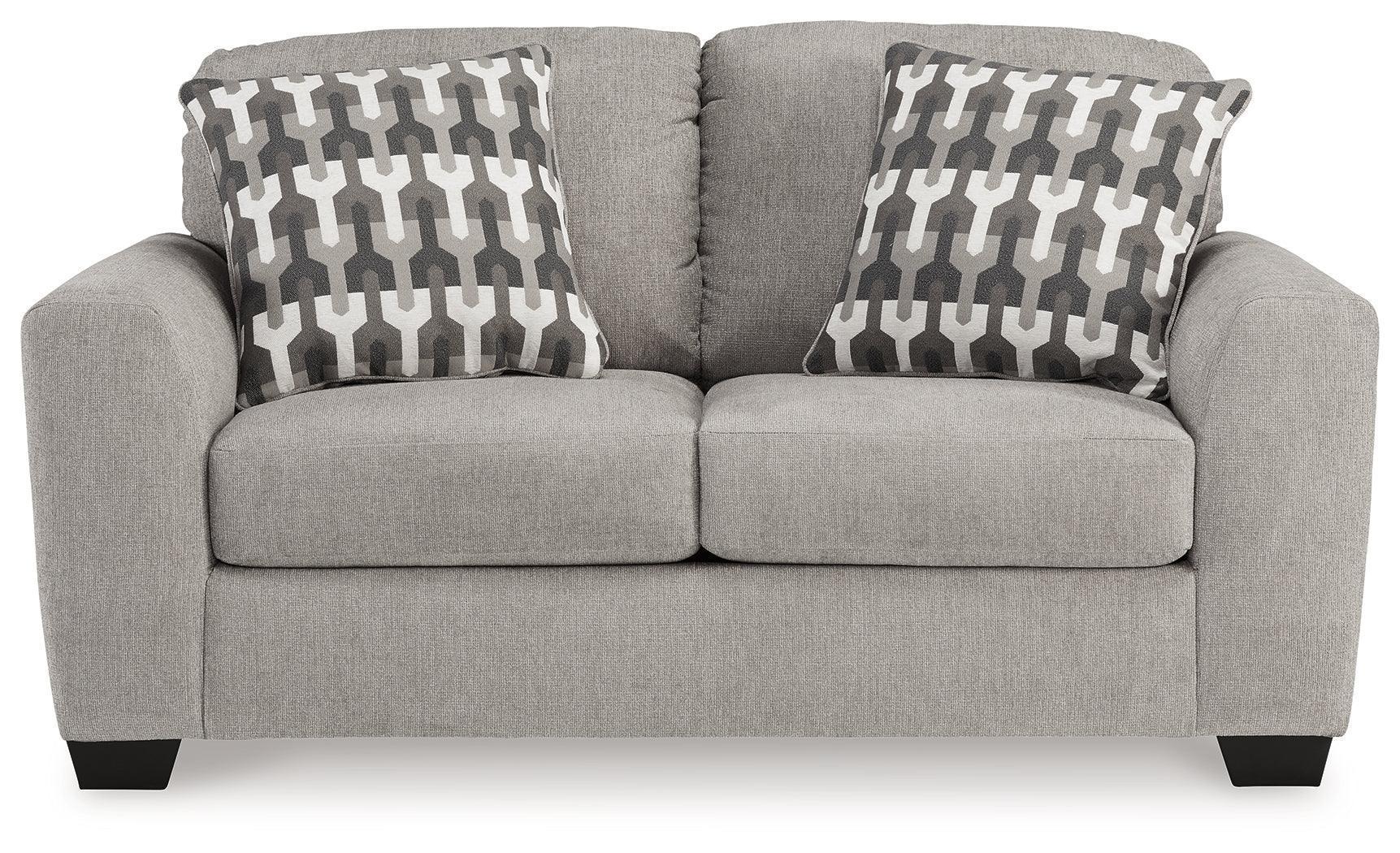Avenal Flannel Park Sofa, Loveseat, Chair and Ottoman
