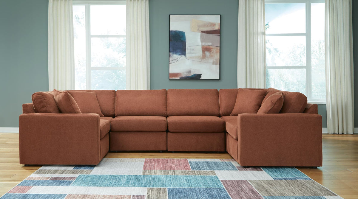 Modmax Spice 6-Piece Performance Fabric Sectional — product view