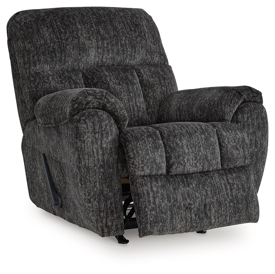 Stayfish Gunmetal Chenille,Velvet Recliner