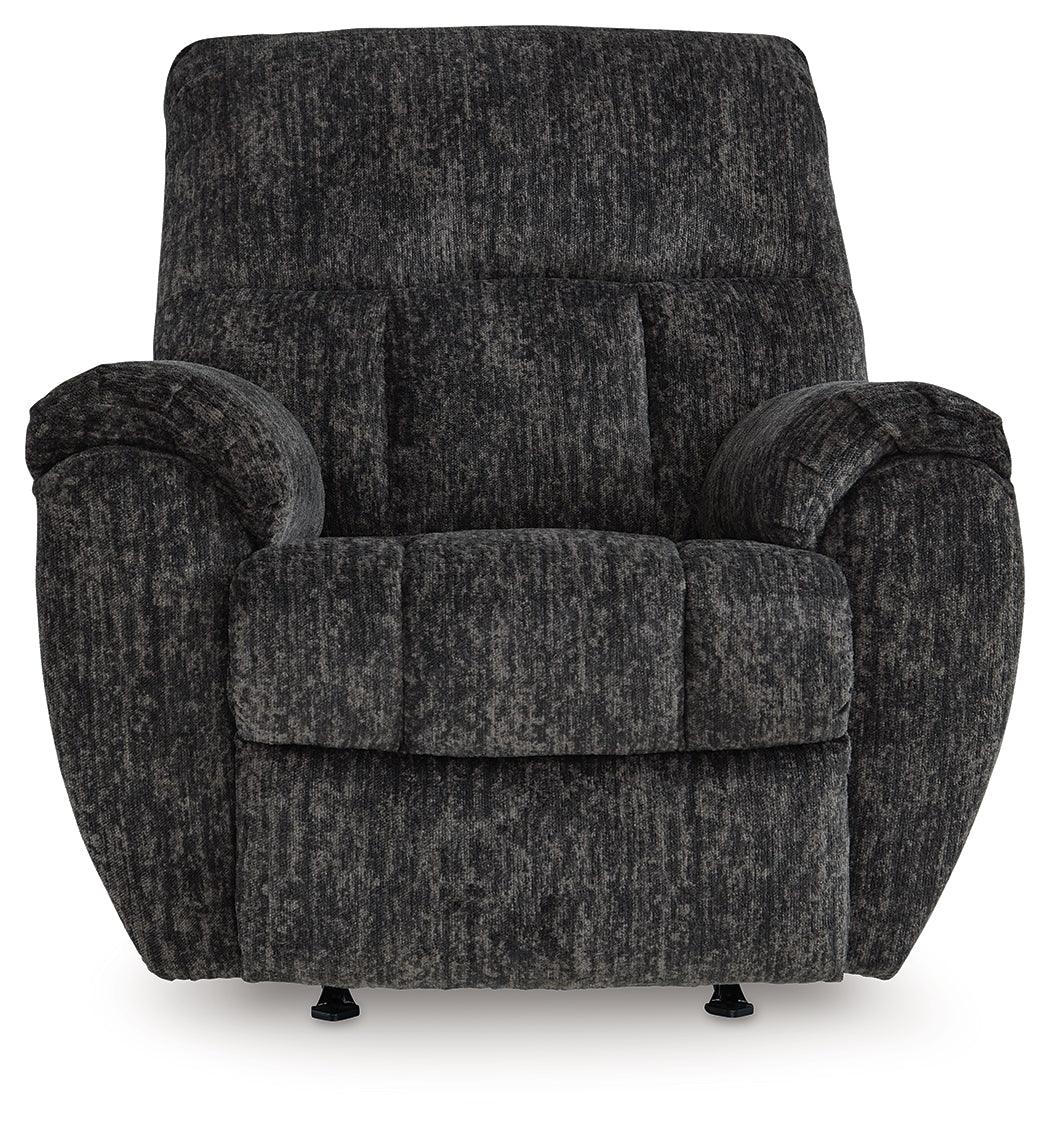 Stayfish Gunmetal Chenille,Velvet Recliner
