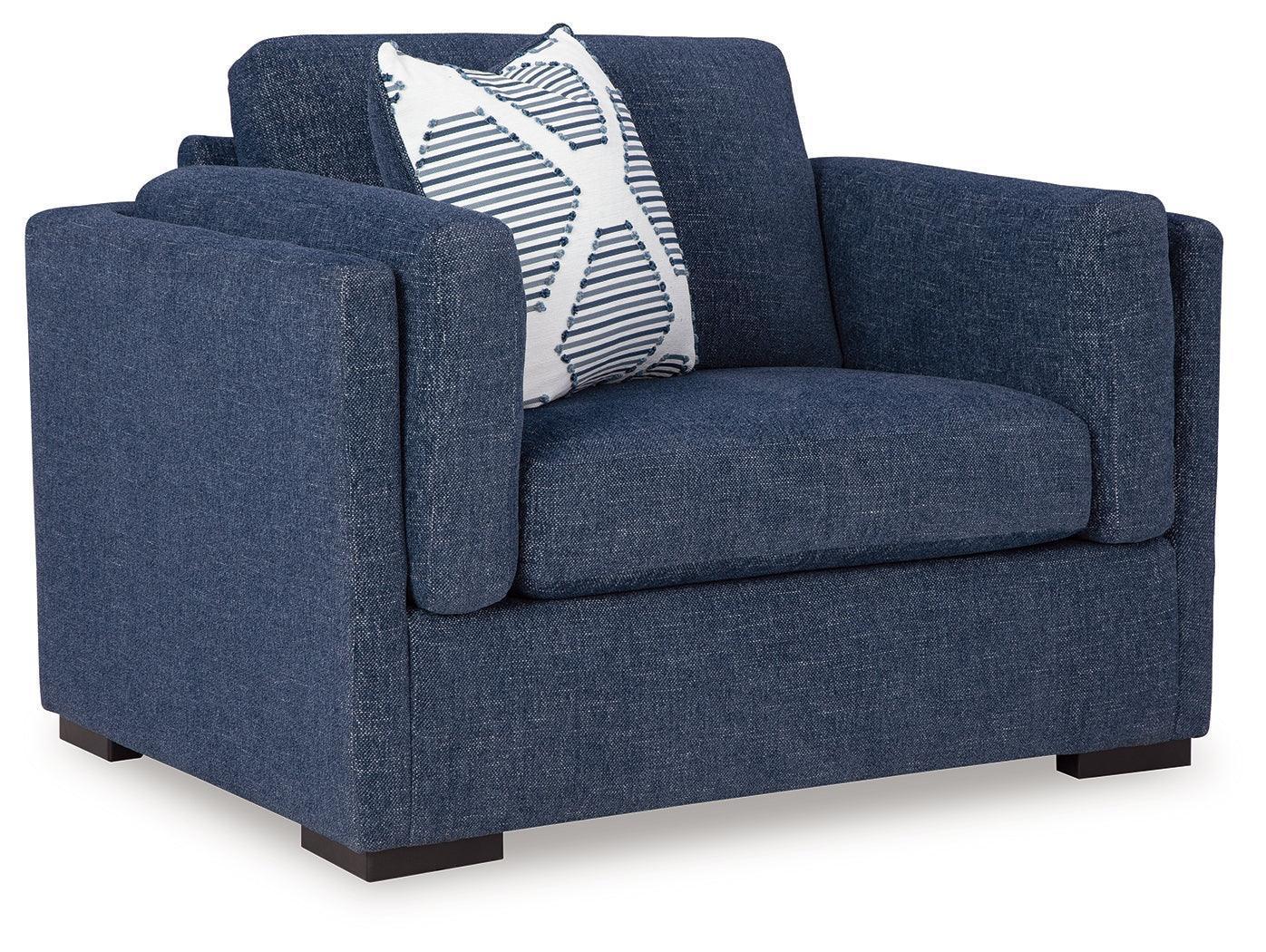 Evansley Navy Nuvella® Oversized Chair