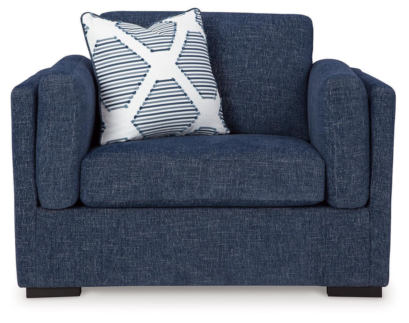 Evansley Navy Nuvella® Oversized Chair
