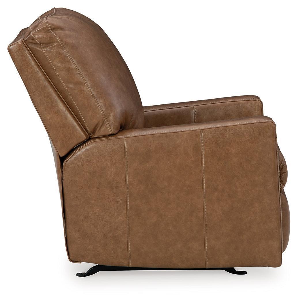 Bolsena Caramel Leather Recliner
