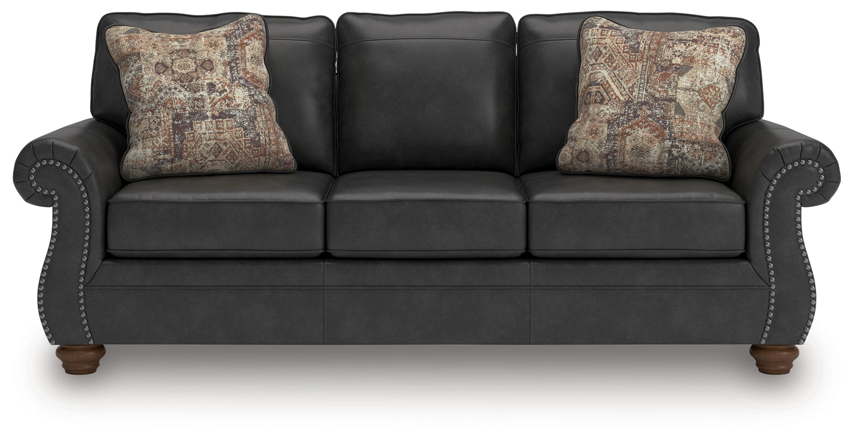 Chasemore Granite Faux Leather Sofa