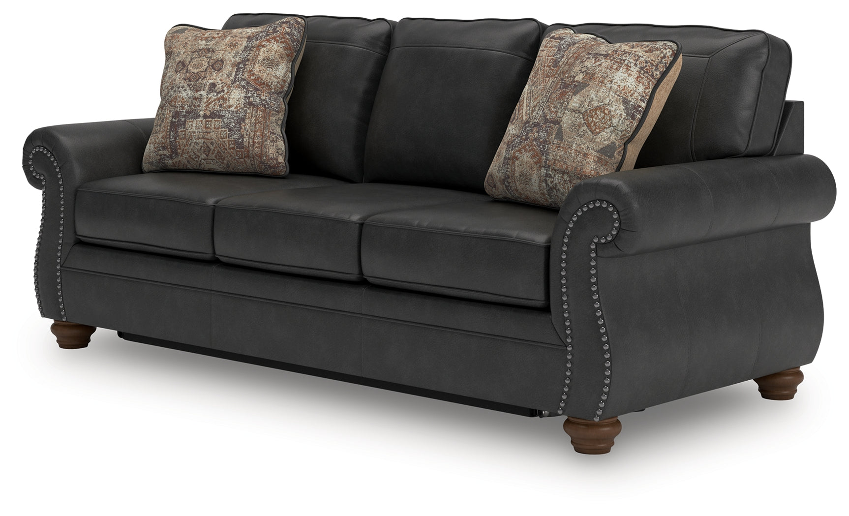 Chasemore Granite Faux Leather Queen Sofa Sleeper