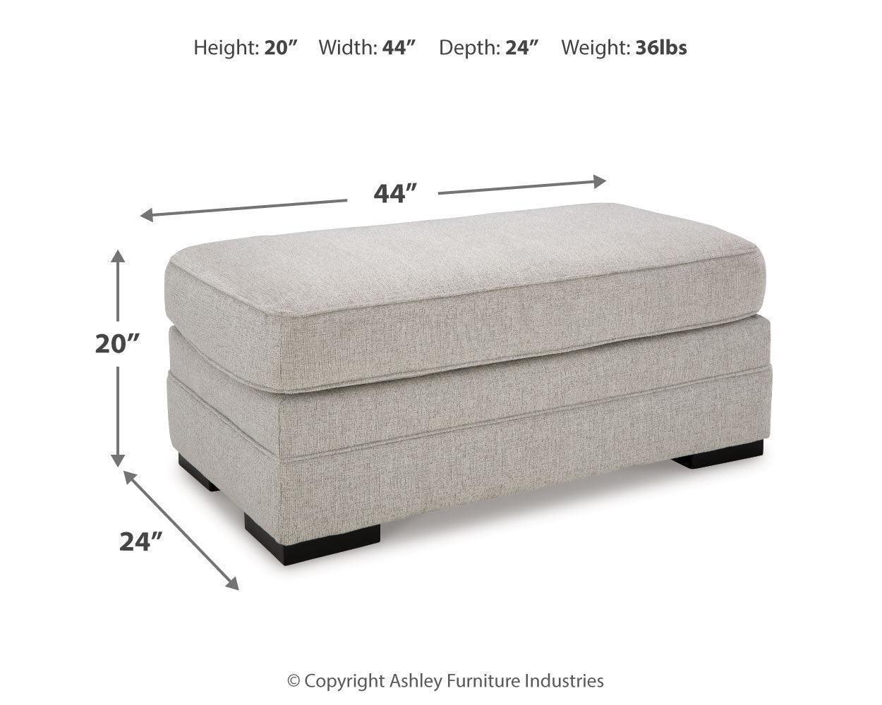 Eastonbridge Shadow Chair And Ottoman