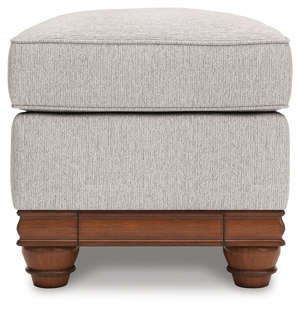 Clearbrooke Sandstone Chenille Ottoman