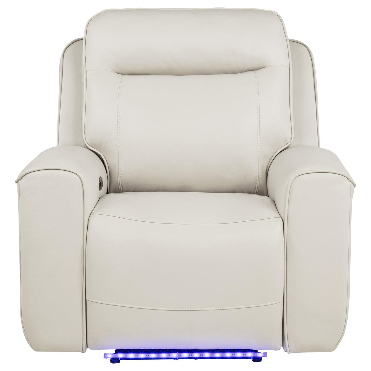 Rojas Dual Power Recliner with Cupholder Storage and LED Lighting Greige — product image 4