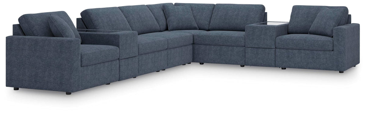Modmax Ink 8-Piece Sectional Sofa — angled view
