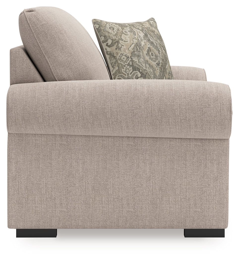 Sararose Heather Chenille Oversized Chair