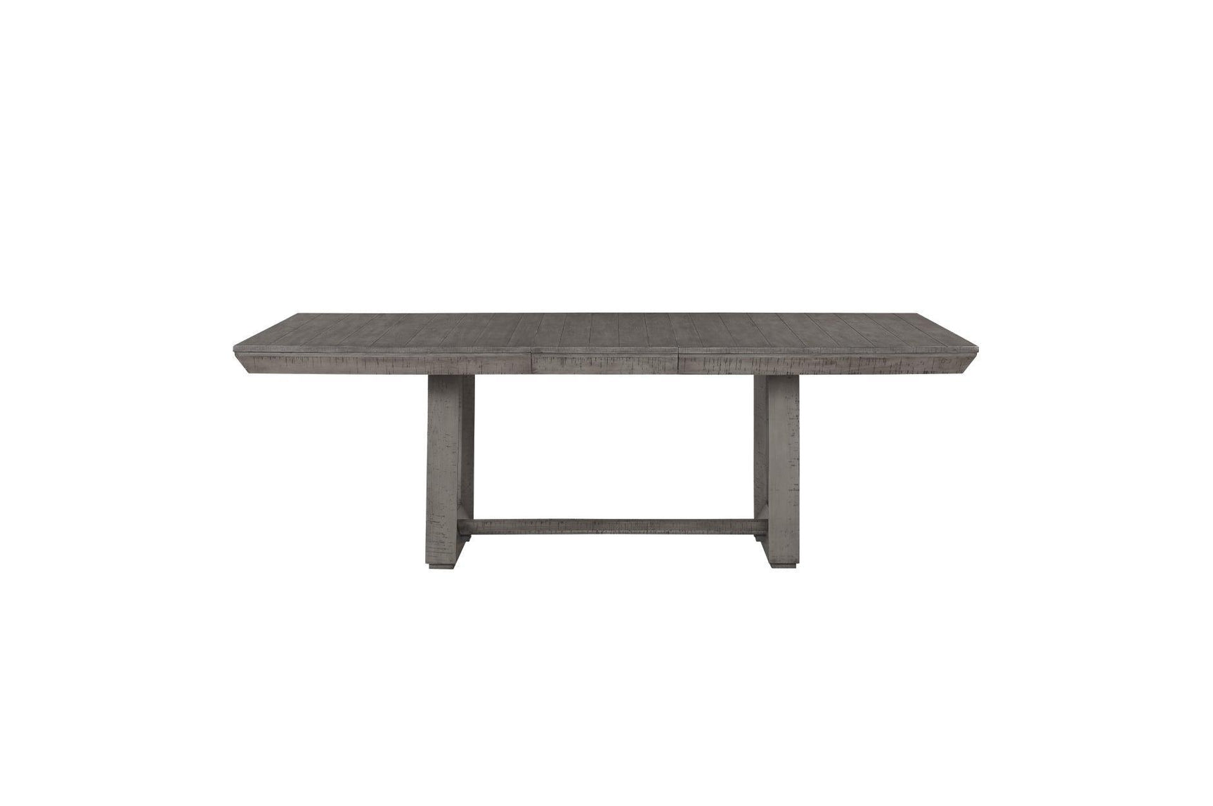 Gresham Gray Modern Rustic Acacia Veneer Solid Wood Gray Fabric Upholstery Dining Room Set - Ella Furniture
