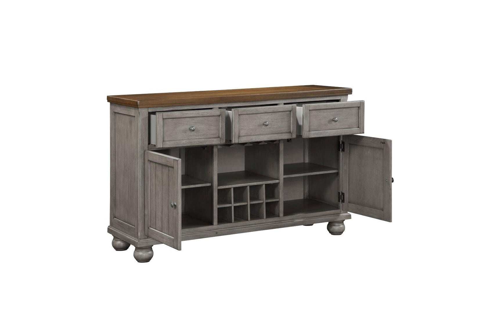 Tigard Gray Counter Height Set