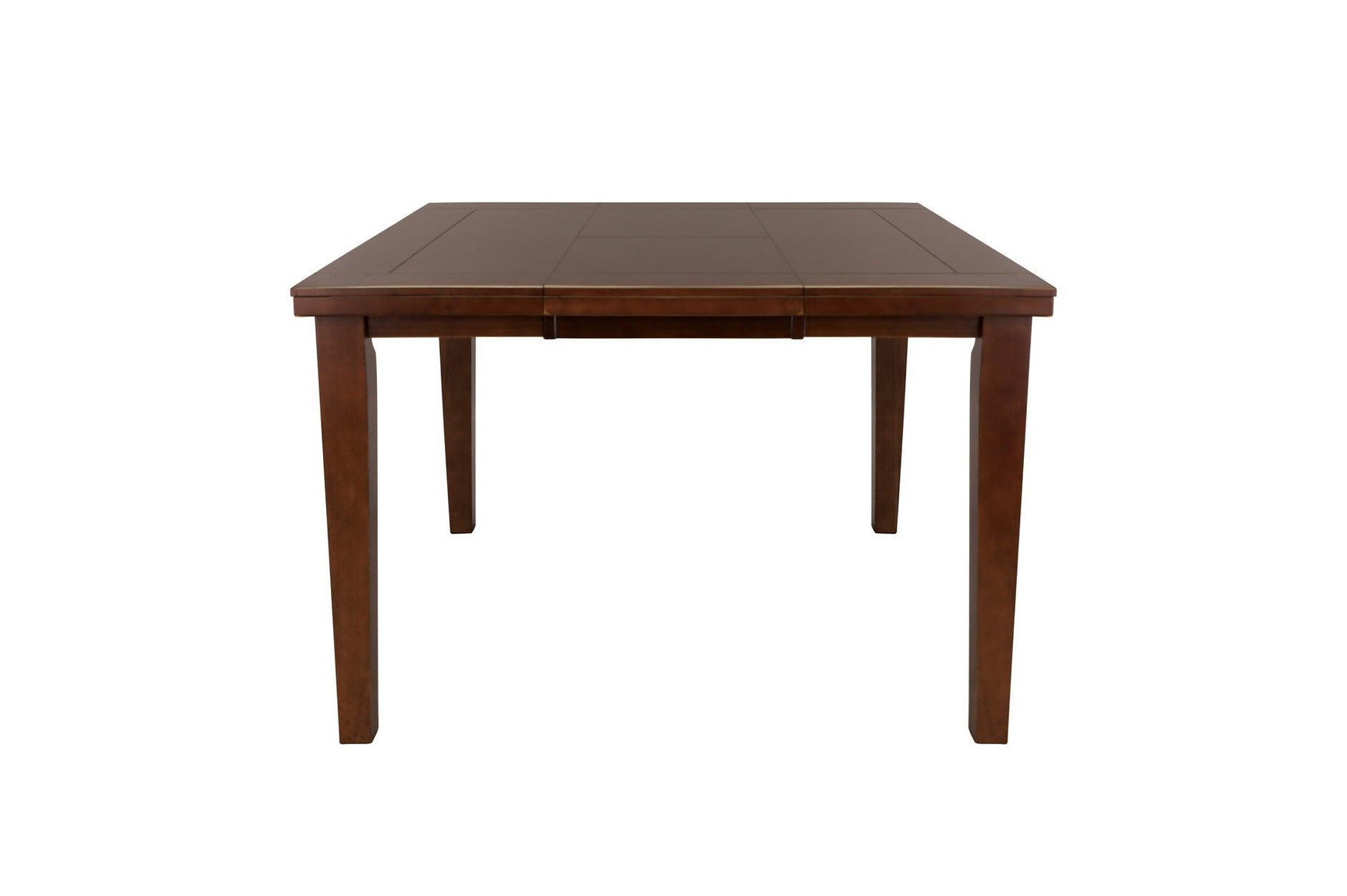 Ameillia Brown/Black Contemporary Solid Wood And Veneers Faux Leather Dining Room Set - Ella Furniture