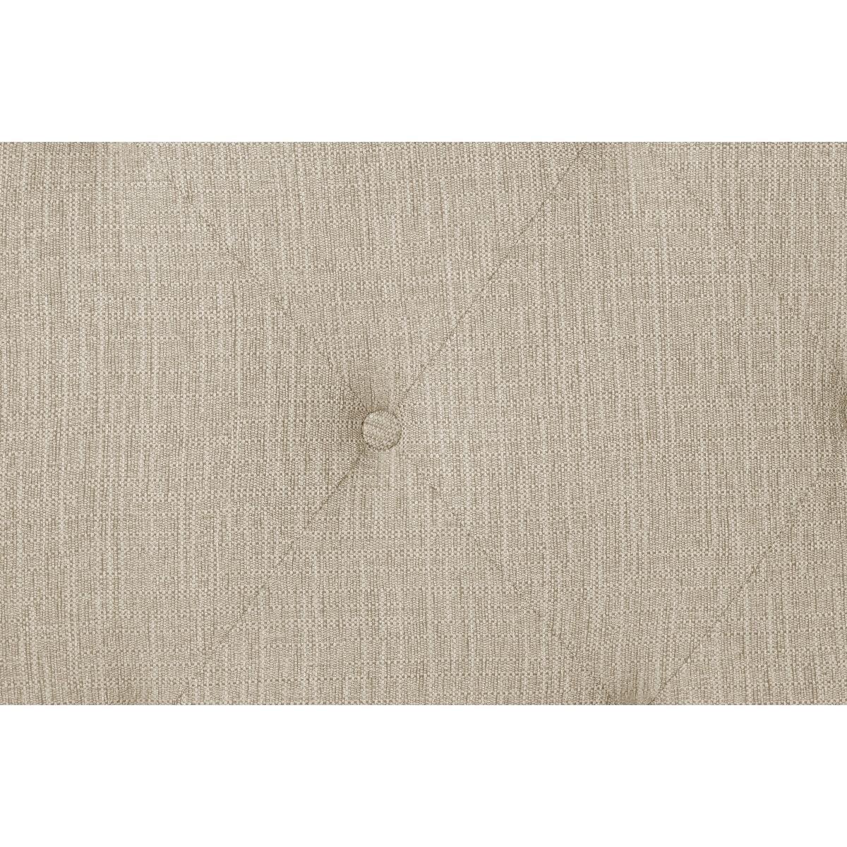 Fairborn Beige Upholstered Storage Platform King Bed