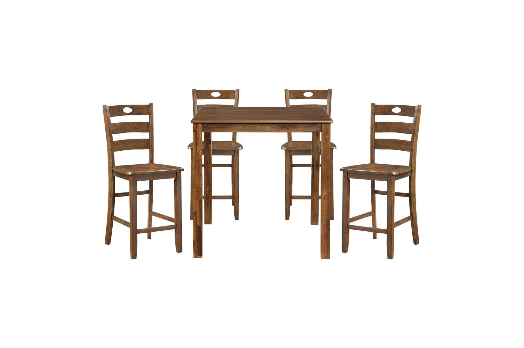 Stowe Light Brown Counter Height Set