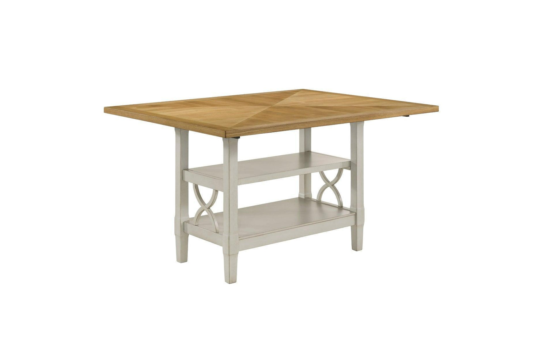 Stowe White Gray Dining Room Set