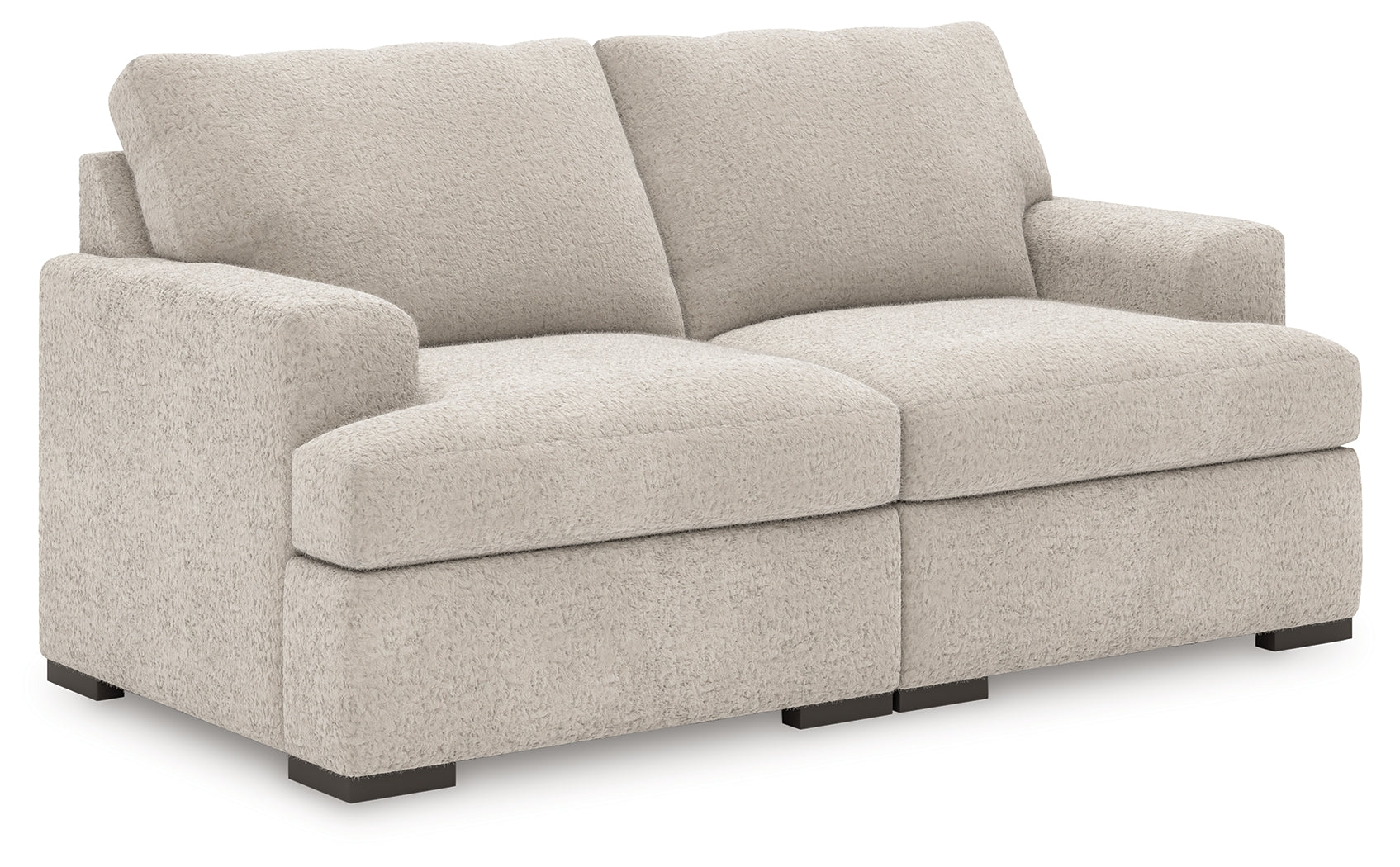 Cuddle Plush Arctic 2-Piece Sectional