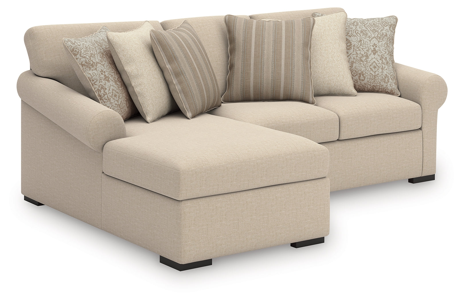 LadyMae Twill Performance Fabric,Next-Gen Nuvella™ 2-Piece Sectional with Chaise
