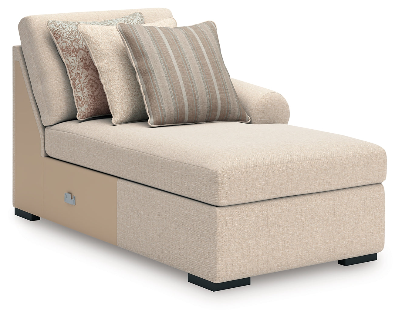 LadyMae Twill Performance Fabric,Next-Gen Nuvella™ 5-Piece Sectional with Chaise