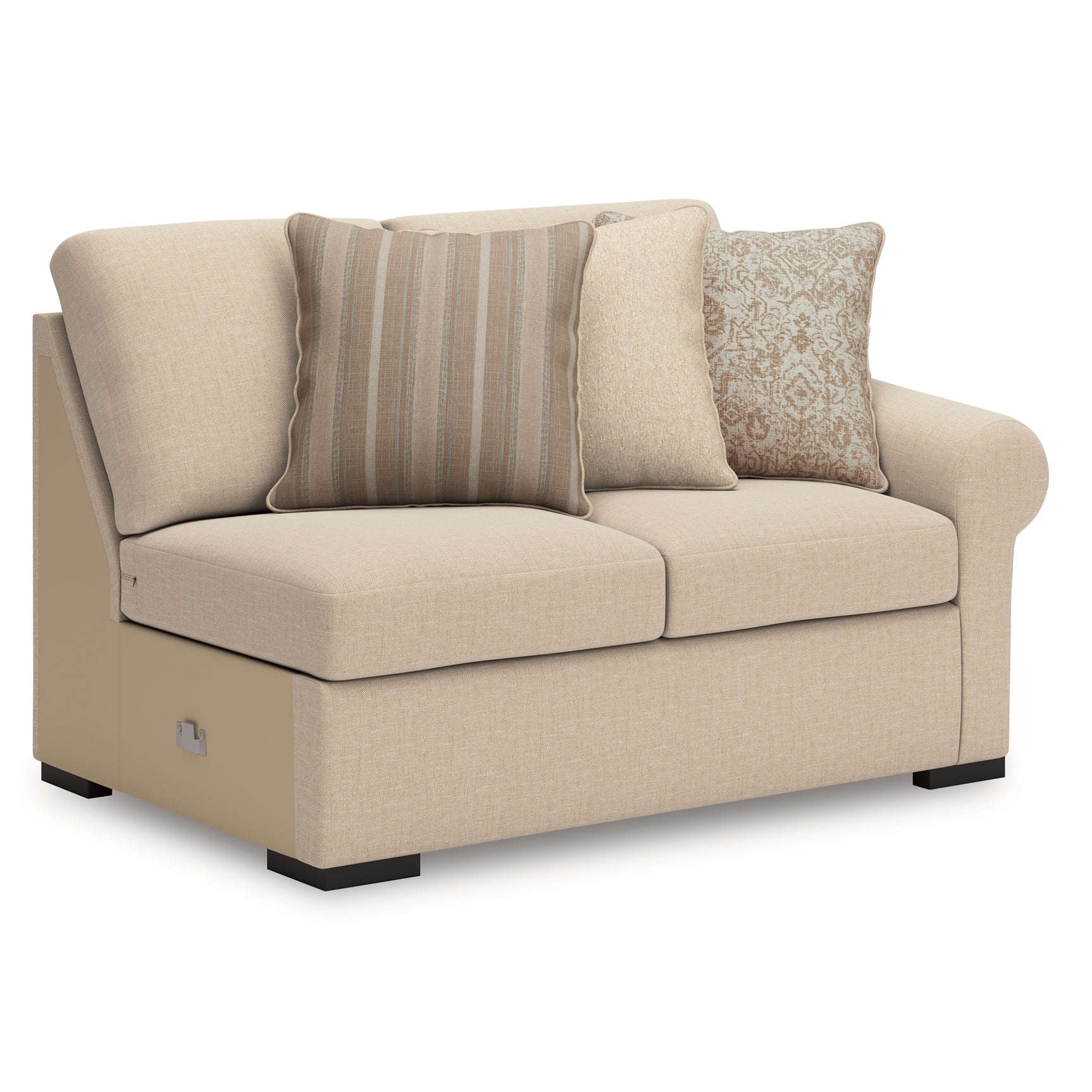 LadyMae Twill Performance Fabric,Next-Gen Nuvella™ 5-Piece Sectional with Chaise